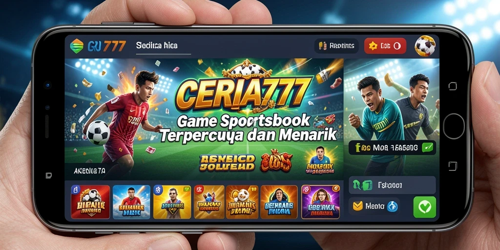 Tampilan menarik dari gameplay sportsbook di CERIA777.
