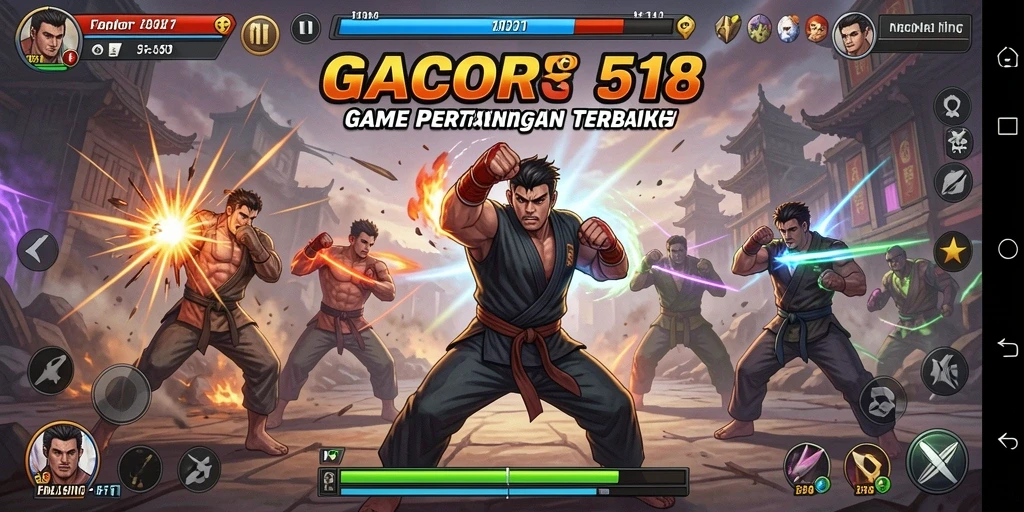 Screenshot GACOR518 menampilkan aksi pertarungan yang mendebarkan.