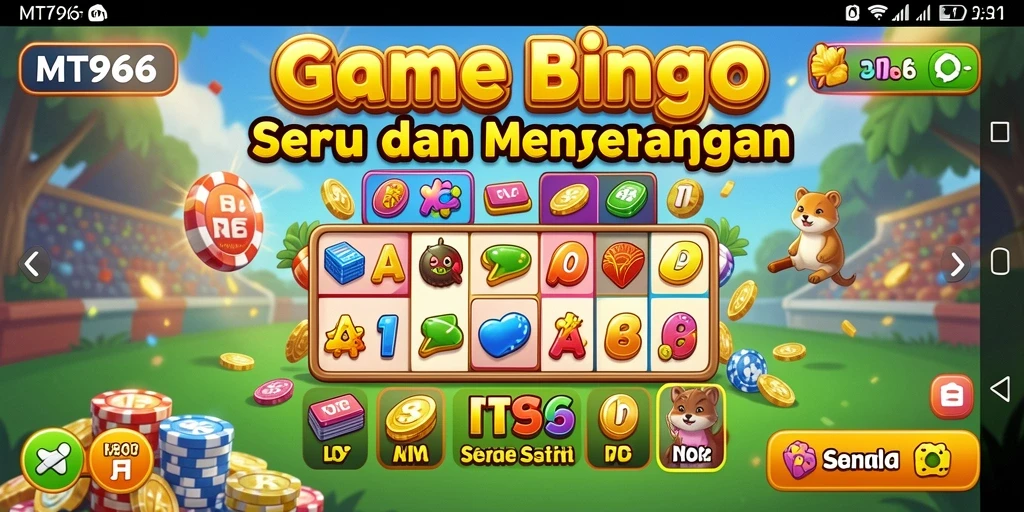 Screenshot gameplay MT966 menampilkan keseruan bermain Bingo.
