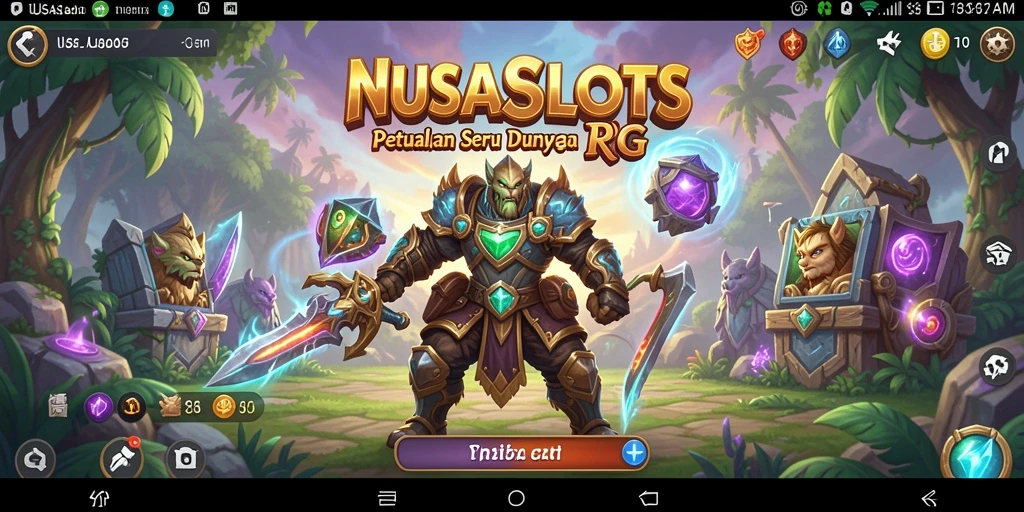 Tampilan gameplay NUSASLOTS yang menarik dan penuh aksi RPG.