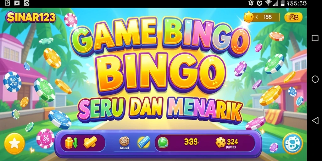 Tampilan menarik dari gameplay Bingo di SINAR123.