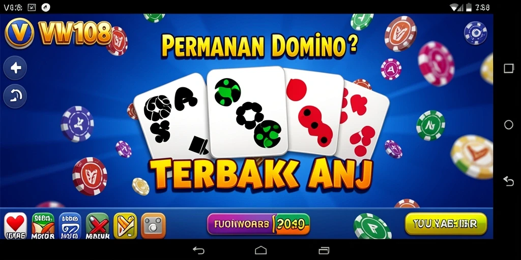 Tampilan gameplay VW108 yang menarik dan kompetitif dalam permainan Domino.